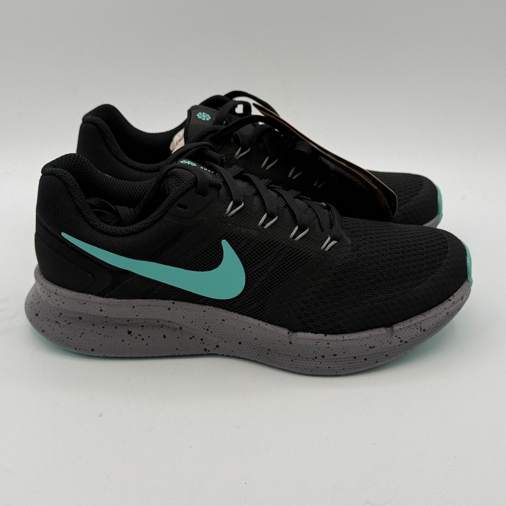 Nike Run Swift 3 SE Shoes Women Size 6 Black Green Frost Running HQ4217 010